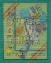 Super Bowl Trivia TRIV