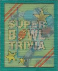 Super Bowl Trivia TRIV
