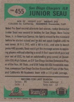 Card back