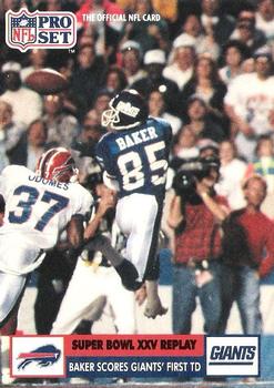 Baker Scores Giants' First TD SBXXV