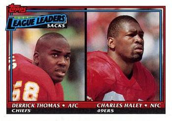 1990 Sacks Leaders (Derrick Thomas / Charles Haley)