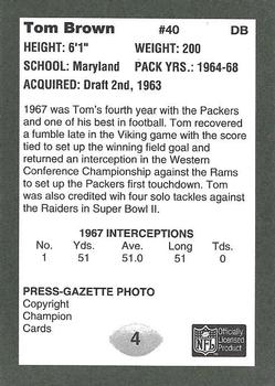 Card back