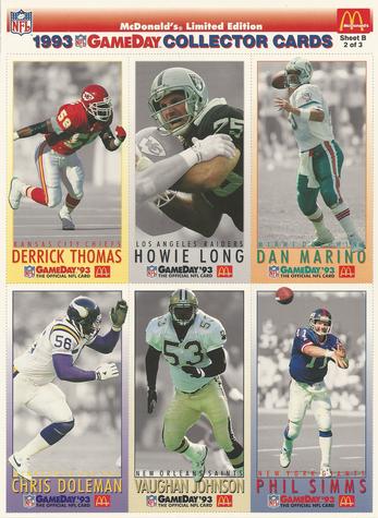 Chris Doleman / Vaughan Johnson / Howie Long / Dan Marino / Phil Simms / Derrick Thomas