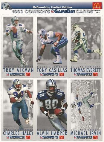 Troy Aikman / Tony Casillas / Thomas Everett / Charles Haley / Alvin Harper / Michael Irvin