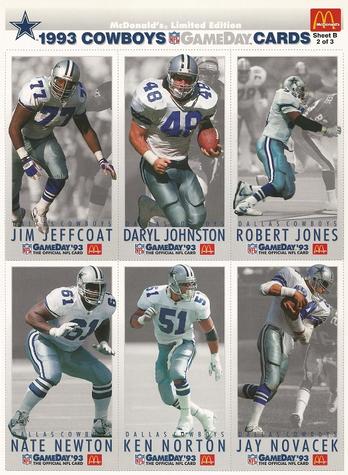 Jim Jeffcoat / Daryl Johnston / Robert Jones / Nate Newton / Ken Norton Jr. / Jay Novacek