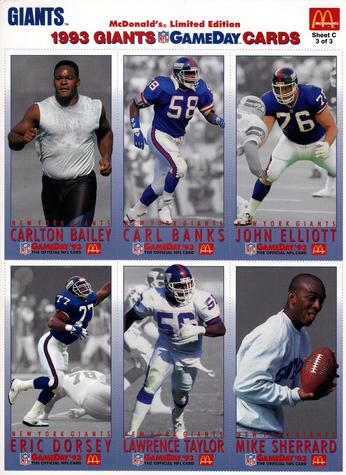 Carlton Bailey / Carl Banks / Eric Dorsey / John Elliott / Mike Sherrard / Lawrence Taylor