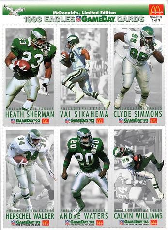 Heath Sherman / Vai Sikahema / Clyde Simmons / Herschel Walker / Andre Waters / Calvin Williams UNCUT