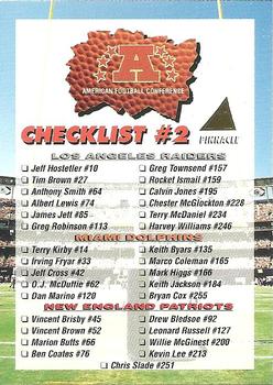 AFC Checklist #2