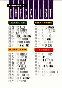 Checklist: Eagles-Redskins and 266-272