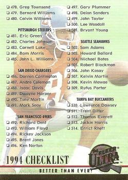 Checklist: 478-525 and Inserts