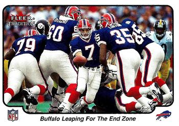Buffalo Leaping for the End Zone