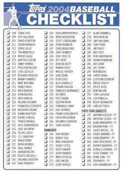 Checklist Blue: 208-367 and Inserts