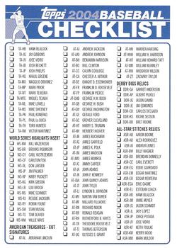 Checklist Blue: Inserts