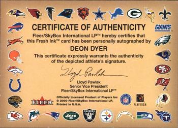 Card back