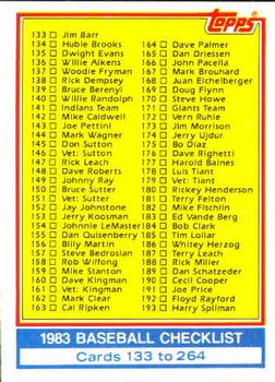 Checklist: 133-264