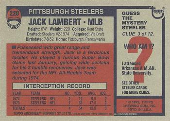 Card back