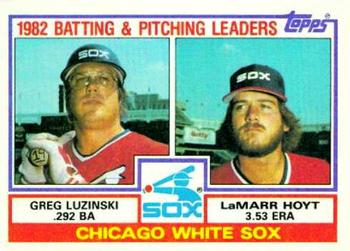 White Sox Leaders / Checklist (Greg Luzinski / LaMarr Hoyt)