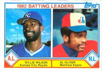 1982 Batting Leaders (Willie Wilson / Al Oliver)