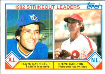 1982 Strikeout Leaders (Floyd Bannister / Steve Carlton)