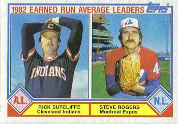 1982 Earned Run Average Leaders (Rick Sutcliffe / Steve Rogers)