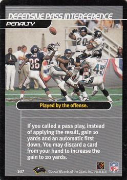 Defensive Pass Interference