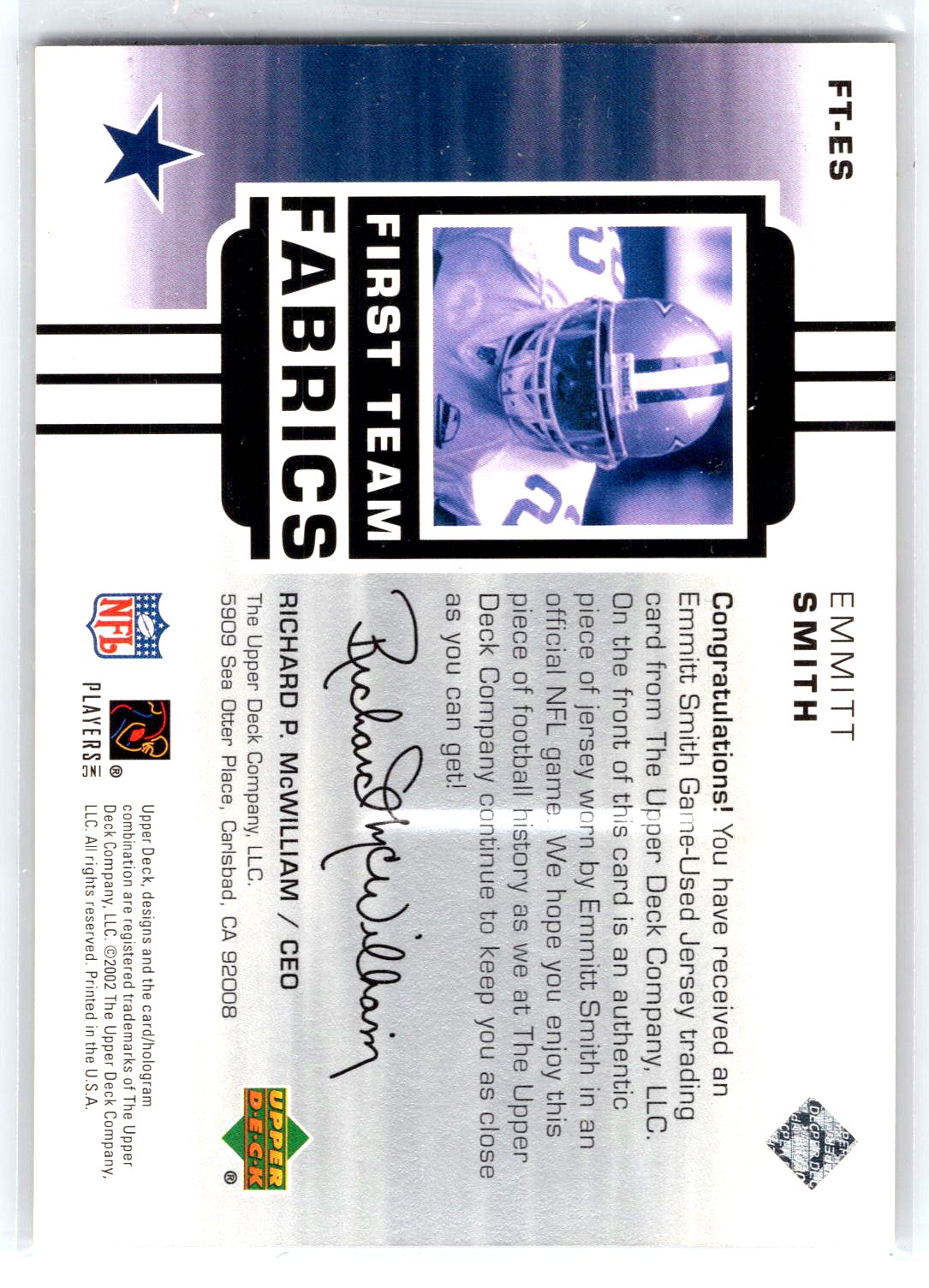 Card back