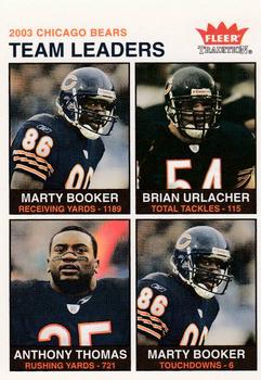 Marty Booker / Brian Urlacher / Anthony Thomas TL
