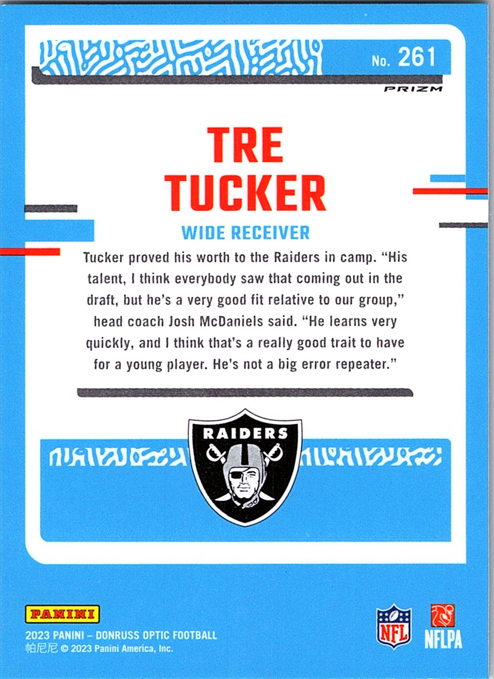 Card back