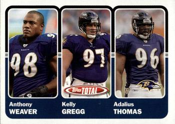 Adalius Thomas / Anthony Weaver / Kelly Gregg