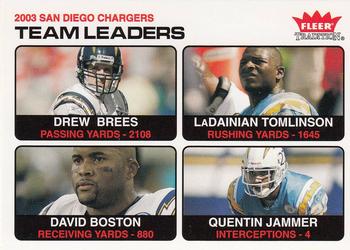 Drew Brees / LaDainian Tomlinson / David Boston / Quentin Jammer