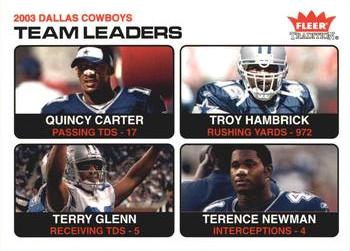 Quincy Carter / Troy Hambrick / Terry Glenn / Terence Newman
