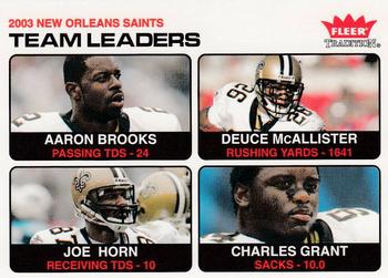 Aaron Brooks / Deuce McAllister / Joe Horn / Charles Grant