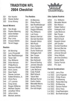 Checklist: 321-360 and Inserts