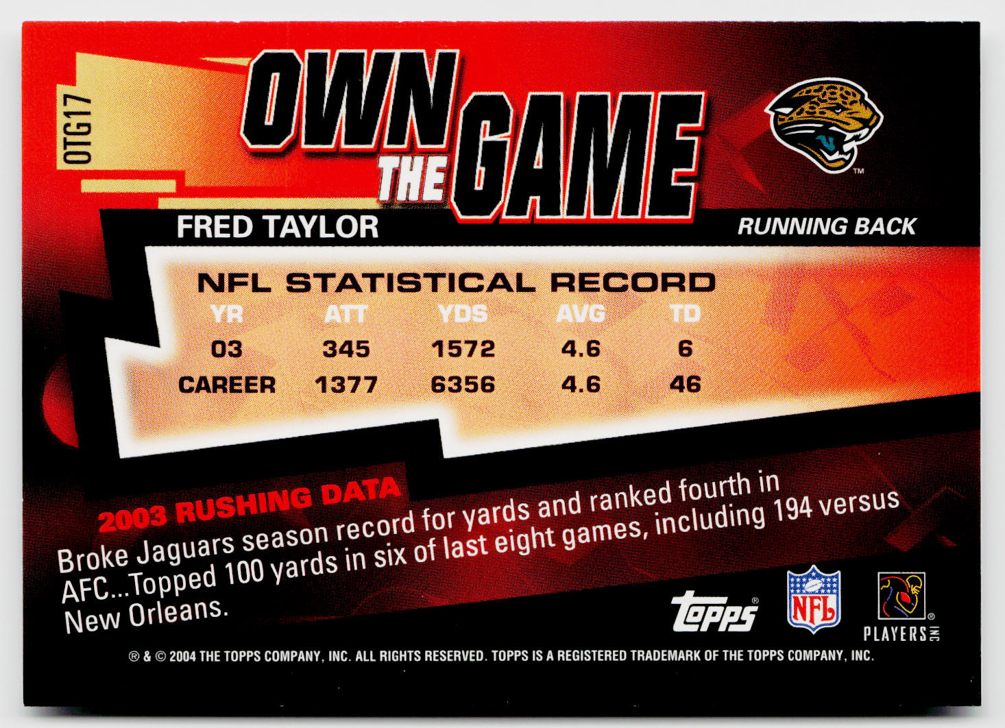 Card back