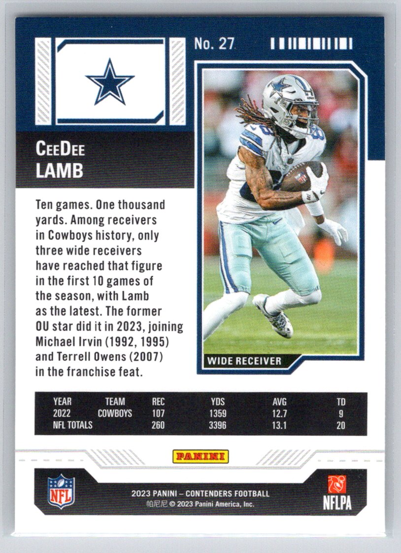 Card back