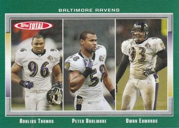 Adalius Thomas / Dwan Edwards / Peter Boulware