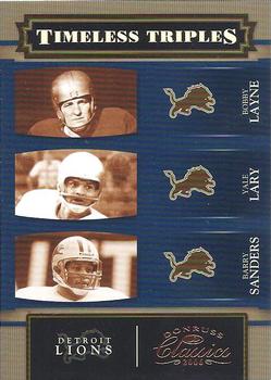 Bobby Layne / Yale Lary / Barry Sanders