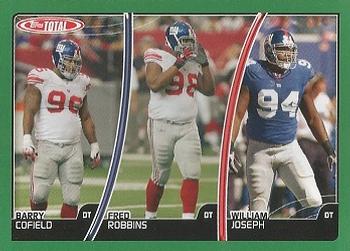 William Joseph / Fred Robbins / Barry Cofield