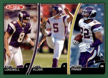 Chris Kluwe / Artose Pinner / Ryan Longwell