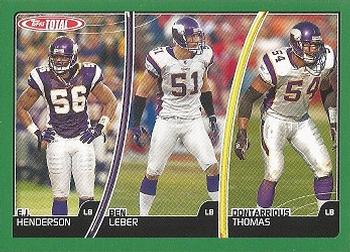 E.J. Henderson / Dontarrious Thomas / Ben Leber