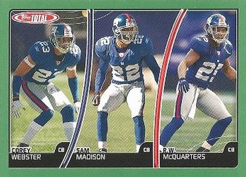Corey Webster / R.W. McQuarters / Sam Madison