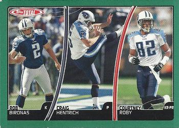 Rob Bironas / Craig Hentrich / Courtney Roby