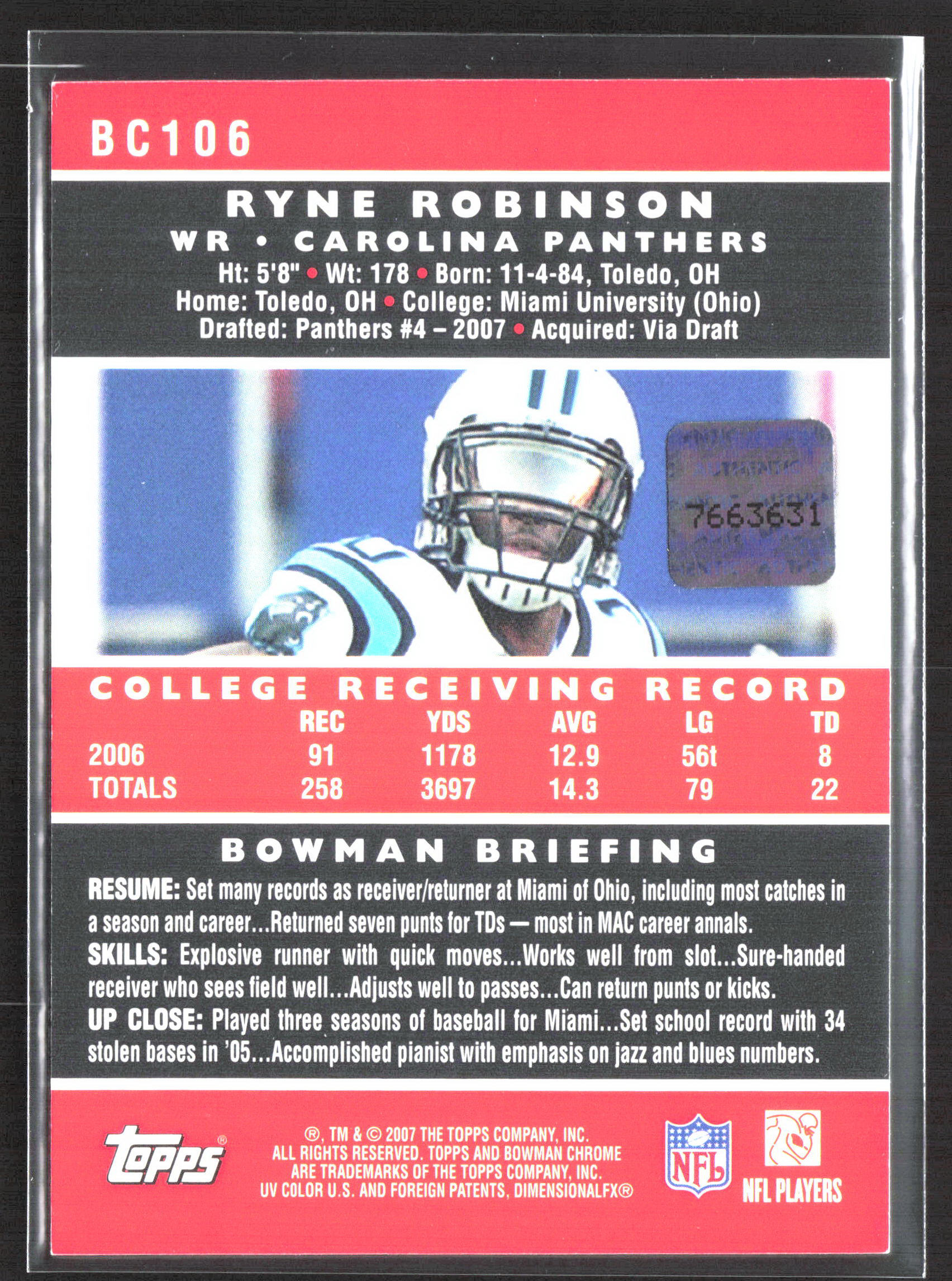 Card back