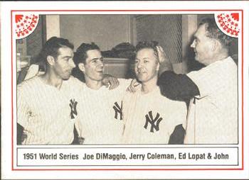 Johnny Mize / Joe DiMaggio / Ed Lopat / Jerry Coleman
