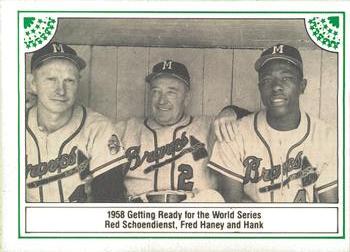 Hank Aaron / Red Schoendienst / Fred Haney