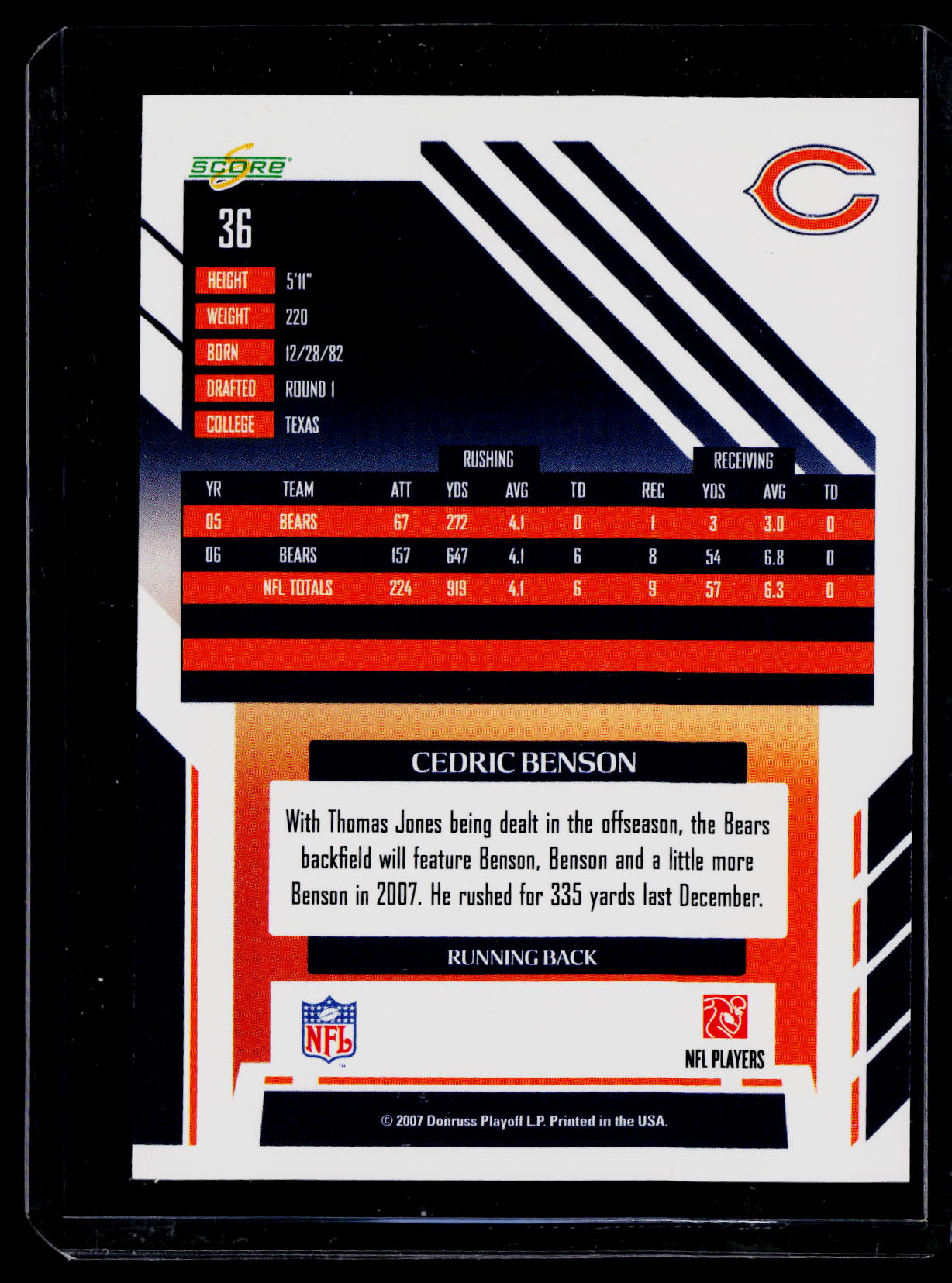 Card back