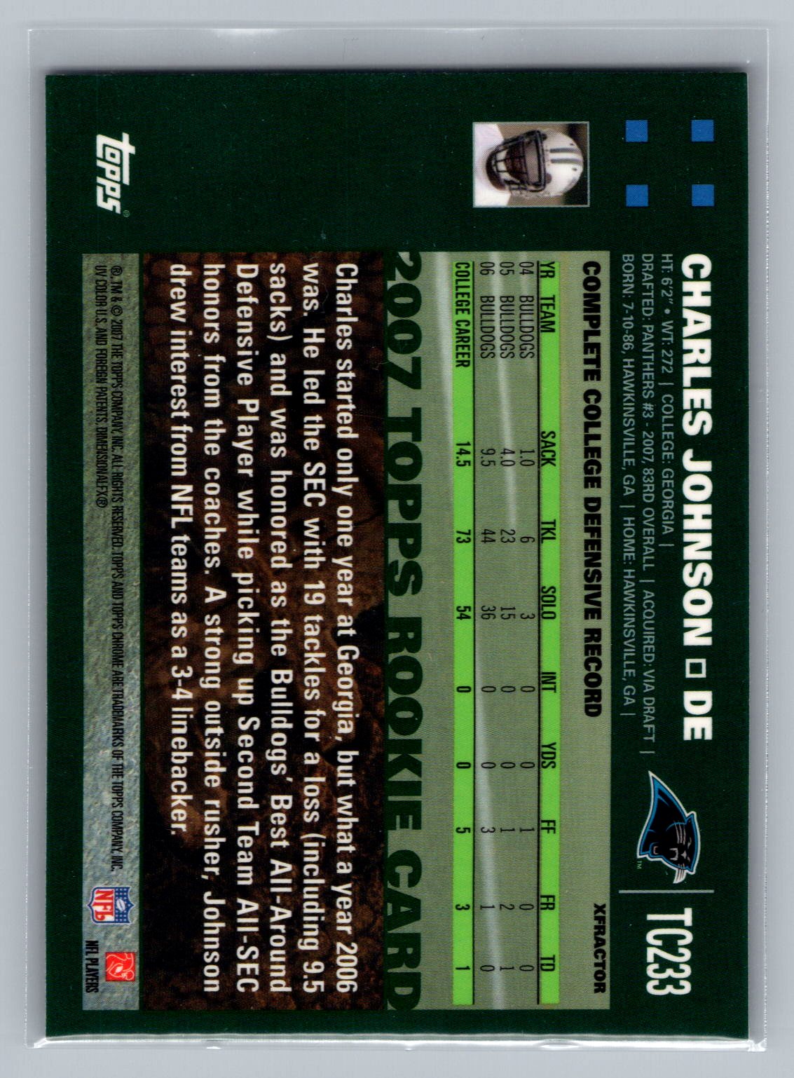 Card back