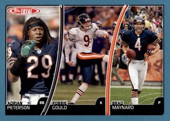 Brad Maynard / Robbie Gould / Adrian Peterson