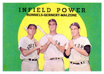 Infield Power (Pete Runnells / Dick Gernert / Frank Malzone)