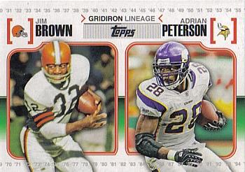 Jim Brown / Adrian Peterson